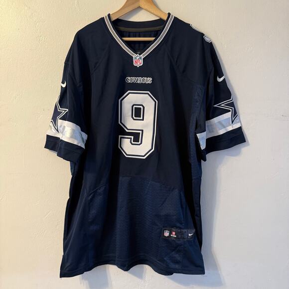 Nike NFL Tony Romo #9 Dallas Cowboys On Field Blue Jersey Size 56 Stitched - Picture 2 of 11